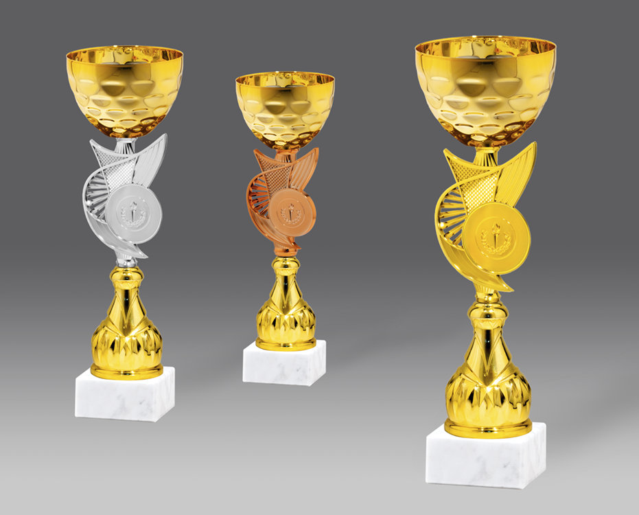 Puchar G26432 3, &oslash;14, h.36 (produkt niedost�pny) puchary statuetki medale