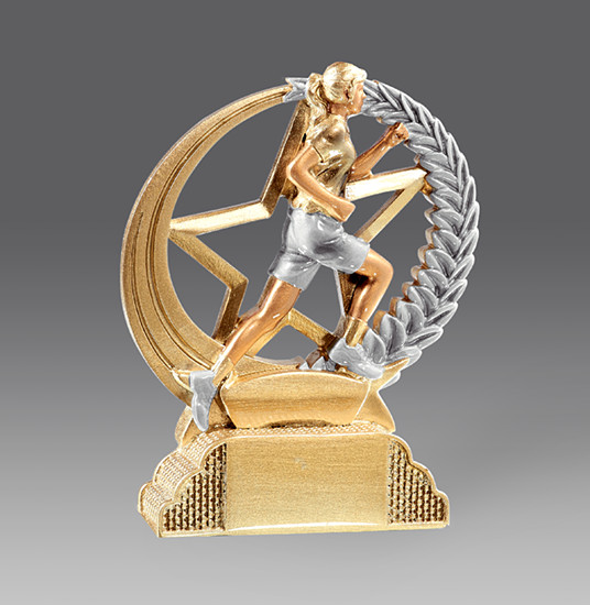 statuetka biegi kobiet, h.13 (produkt niedostpny) (stara kolekcja) puchary statuetki medale
