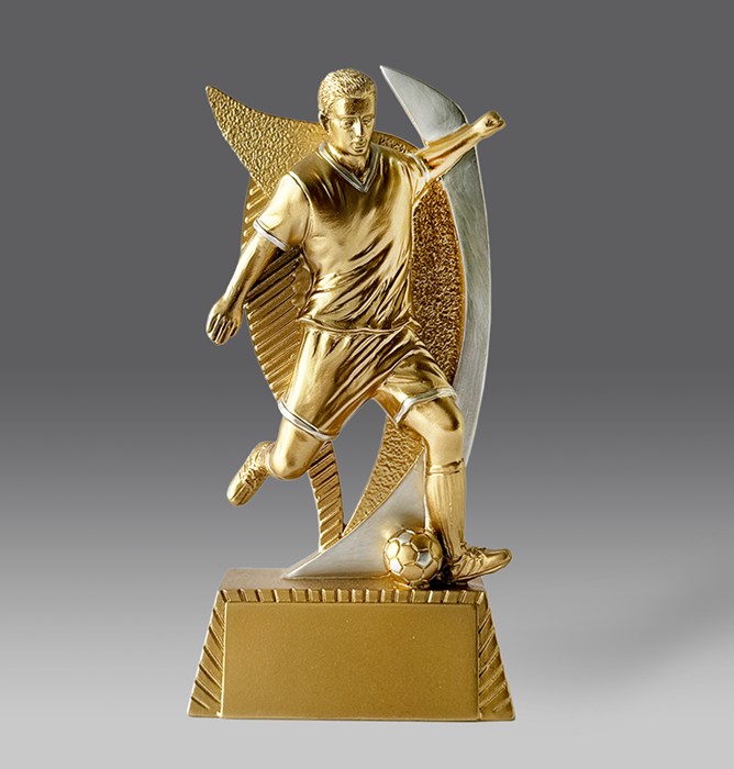 statuetka RF85684 piłkarz, h.17 puchary statuetki medale