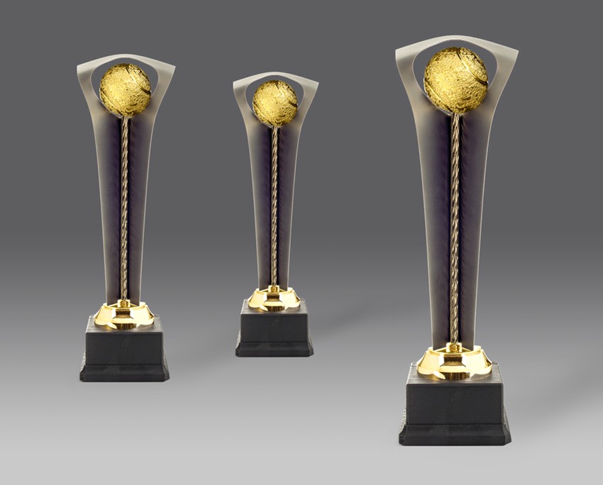 Statuetka tenis ziemny SG 16410 3, szer.14, h.47 puchary statuetki medale